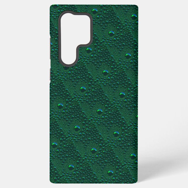 Coque Samsung Galaxy Eau sur métal vert (Verso)