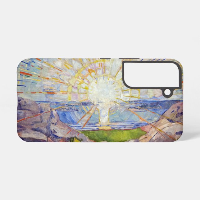 Coque Samsung Galaxy Edvard Munch - Le Soleil 1911 (Verso Horizontal)