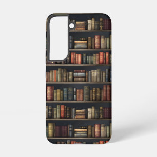 Coque Samsung Galaxy Élégante bibliothèque Vintage - Bibliothèque esthé