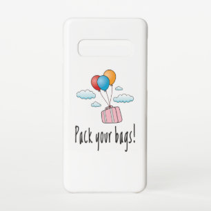 Coque Samsung Galaxy S10 Emballez vos sacs et partons en vacances