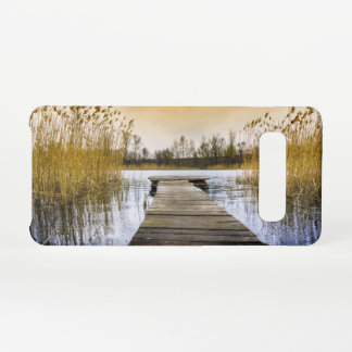 Coque Samsung Galaxy S10 Embarcadère sur le fleuve Ukraine