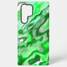 Émeraude Vert coloré Marbre Abstrait Texte liquide