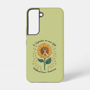 Coque Samsung Galaxy En septembre nous portons de l'or pour la sensibil