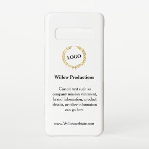Coque Samsung Galaxy S10 Entreprise promotionnelle du logo commercial