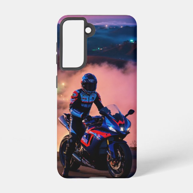 Coque Samsung Galaxy "Epic MotoGP Design : Samsung Galaxy S21 Coque (Verso)