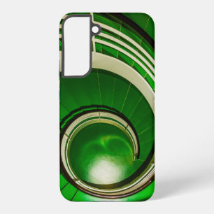 Coque Samsung Galaxy Escalier vert circulaire
