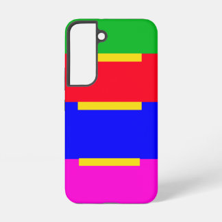 Coque Samsung Galaxy Étapes jaunes colorées S22