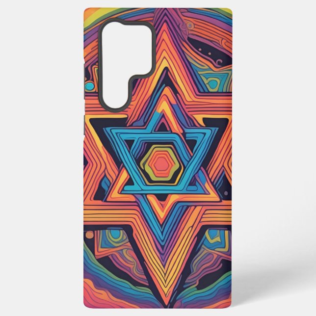 Coque Samsung Galaxy Étoile de David (Verso)