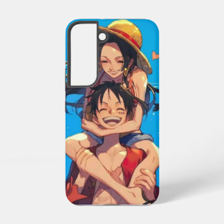 Coque Samsung Galaxy Étui de téléphone de la Saint-Valentin pour Luffy
