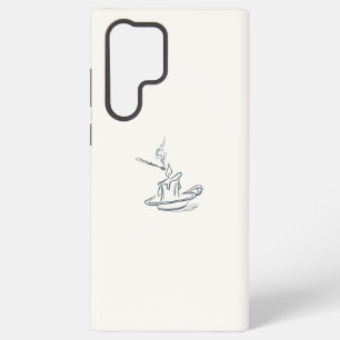 Coque Samsung Galaxy Étui de téléphone en art linéaire minimaliste pour