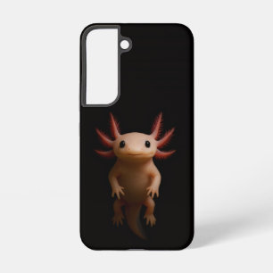 Coque Samsung Galaxy Étui Galaxy S22 Black 4 Luxe, Axolotl mexicain