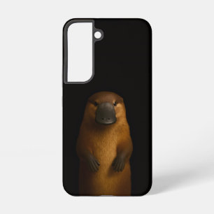 Coque Samsung Galaxy Étui Galaxy S22 Black 4 Luxe, Ornithorynque Élégan