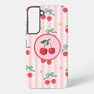 Coque Samsung Galaxy Étui pour téléphone Cherry Ribbon Dreams
