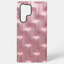 Étui Samsung à motif géométrique rose élégant