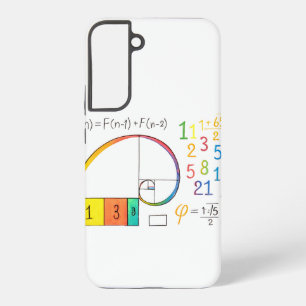 Coque Samsung Galaxy Étui Samsung à spirale de séquence de Fibonacci
