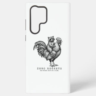 Coque Samsung Galaxy Étui Samsung Coq Raton Laveur Cadeau Drôle
