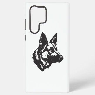Coque Samsung Galaxy Étui Samsung Face de Berger Allemand