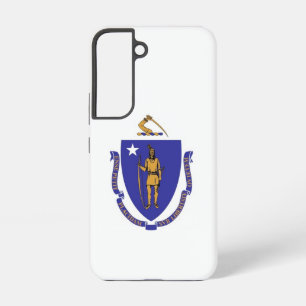 Coque Samsung Galaxy Étui Samsung Galaxy S22 Drapeau du Massachusetts