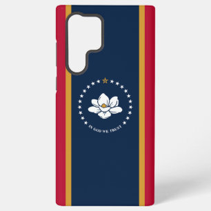 Coque Samsung Galaxy Étui Samsung Galaxy S22 Ultra, drapeau du Mississi