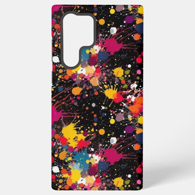 Coque Samsung Galaxy Explosion de couleur (Verso)
