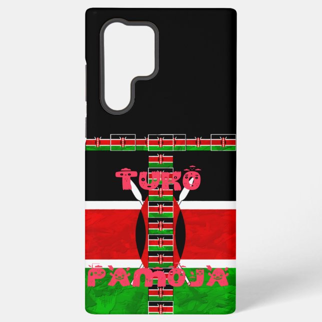 Coque Samsung Galaxy Faites-le Kenyan Tuko Pamoja Inspiré Kenya Lovely (Verso)