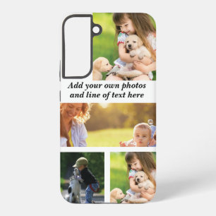 Coque Samsung Galaxy Faites votre propre collage photo et texte