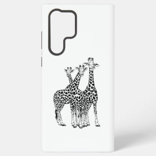 Coque Samsung Galaxy Famille Giraffe