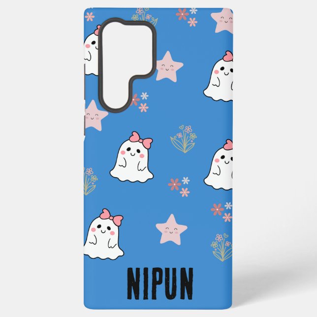 Coque Samsung Galaxy Fantôme mignon (Verso)