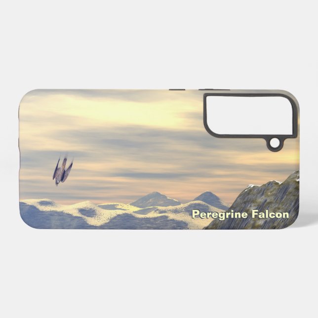 Coque Samsung Galaxy Faucon pèlerin de la vélocité terminale (Verso Horizontal)