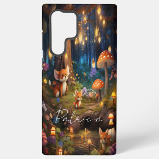 Coque Samsung Galaxy Faune Whimsical - Cute Animal Foxes Champignons