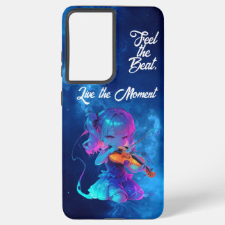 Coque Samsung Galaxy Feel the Beat, Live the Moment