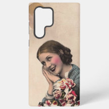 Femme Rêvant Vintage