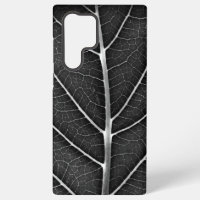 Fermeture de la feuille brillante noire et blanche