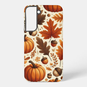 Coque Samsung Galaxy feuille/citrouille/cavernes Automne
