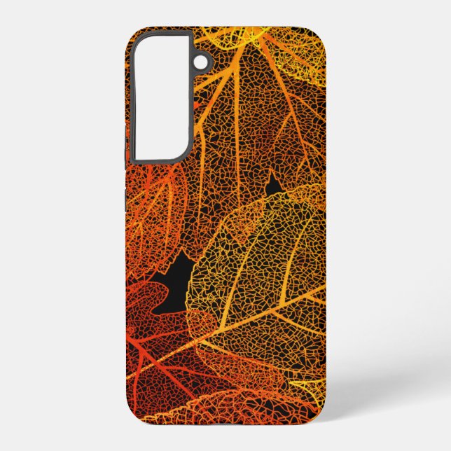 Coque Samsung Galaxy Feuilles automne élégantes (Verso)