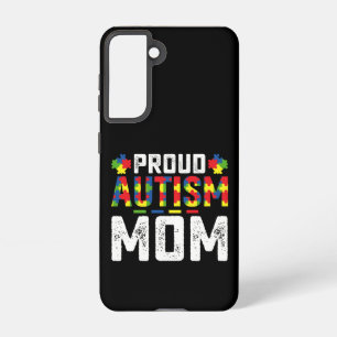 Coque Samsung Galaxy Fière Autisme Mère Sensibilisation Famille Autiste