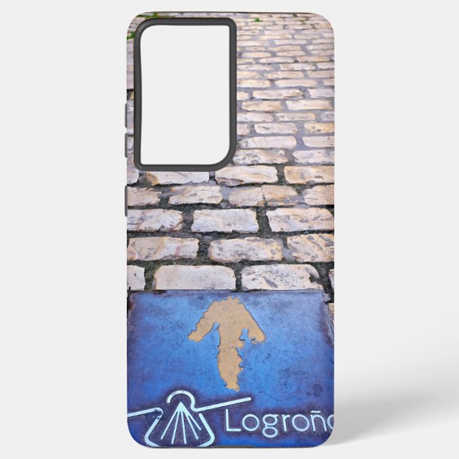 Coque Samsung Galaxy Flèche jaune (Verso)