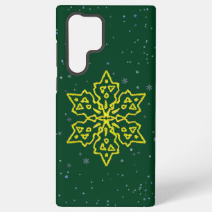Coque Samsung Galaxy Flèche-neige en or