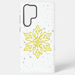 Coque Samsung Galaxy Flèche-neige en or