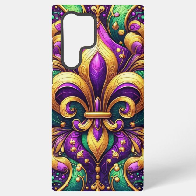 Coque Samsung Galaxy fleur de lis (Verso)