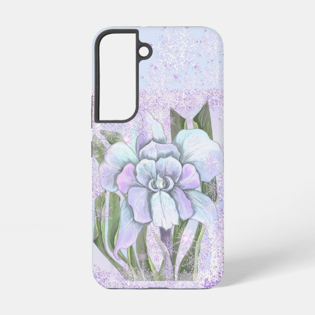 Coque Samsung Galaxy Fleur Smeraldo (Verso)