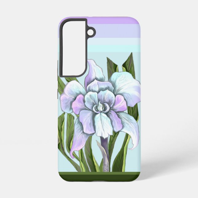 Coque Samsung Galaxy Fleur Smeraldo (Verso)