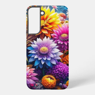 Coque Samsung Galaxy Fleurs aquarelles colorées