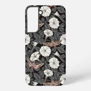 Coque Samsung Galaxy Fleurs de lune et sphinx Moths 2