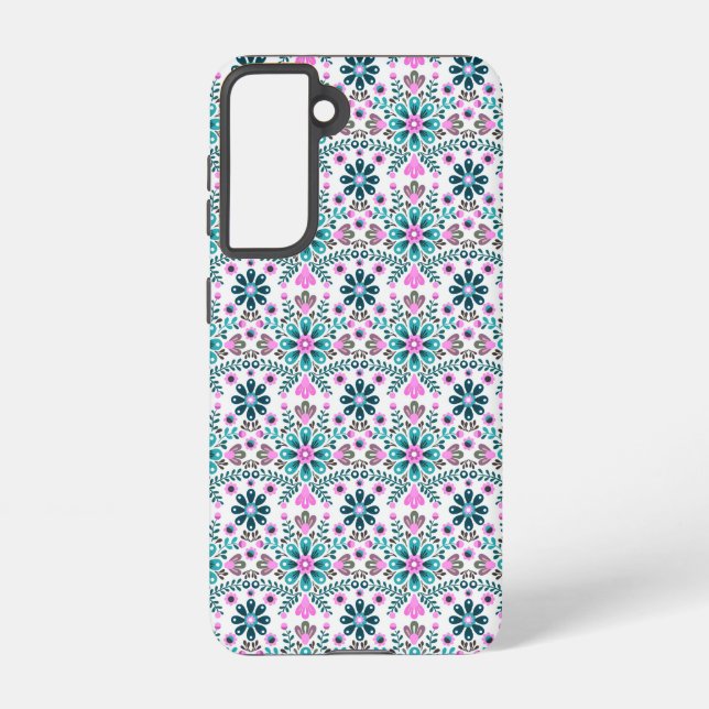 Coque Samsung Galaxy Floral Pattern (Verso)