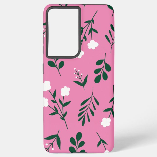 Coque Samsung Galaxy Floral rustique (Verso)