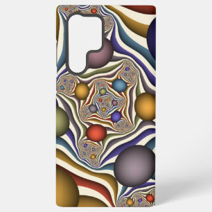 Coque Samsung Galaxy Flying Up Colorful Moderne Art Fractal Abstrait