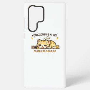 Coque Samsung Galaxy Fonctionnement après une socialisation forcée Chat