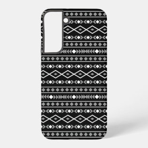 Coque Samsung Galaxy Formes Aztec Motif gris noir