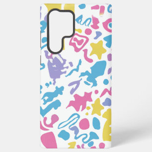 Coque Samsung Galaxy Fun pastel coloré formes vibrantes